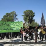 عزاداری هیات های بیلند در بارگاه امام زاده محمد عابد کاخک عکاس: مرتضی سبک رو