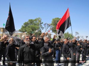عزاداری هیات های بیلند در بارگاه امام زاده محمد عابد کاخک عکاس: مرتضی سبک رو