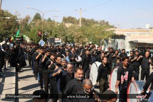 عزاداری هیات های بیلند در بارگاه امام زاده محمد عابد کاخک عکاس: علی ازقندی