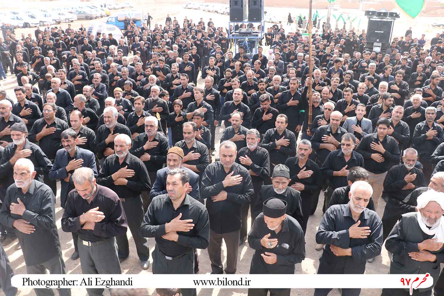 تصاویر مراسم عزاداری روز عاشورا بیلند عکاس: علی ازقندی