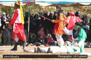 آئین تعزیه‌خوانی روستای بیلند محرم 1397 عکاس: علی ازقندی