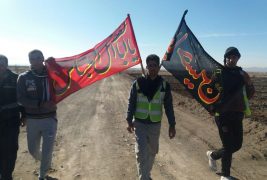 کاروان پیاده عاشقان امام رضا(ع) بیلند