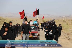 اربعین حسینی در جاده گناباد-کاخک