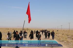 اربعین حسینی در جاده گناباد-کاخک