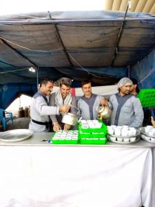 ایستگاه صلواتی توسط اهالی بیلند در شهر های نجف و کربلا موکب امام رضا علیه السلام