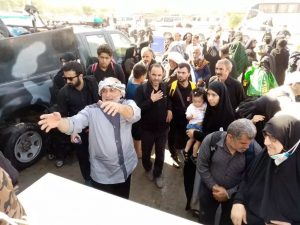 ایستگاه صلواتی توسط اهالی بیلند در شهر های نجف و کربلا موکب امام رضا علیه السلام