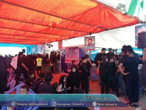 اربعین حسینی در جاده گناباد-کاخک و برپایی موکب توسط اهالی بیلند در این جاده