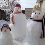 تصاویر اولین روز برفی زمستان 98 در بیلند