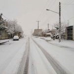 تصاویر اولین روز برفی زمستان 98 در بیلند