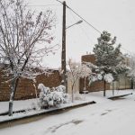 تصاویر اولین روز برفی زمستان 98 در بیلند