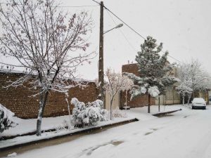 تصاویر اولین روز برفی زمستان 98 در بیلند