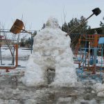 تصاویر اولین روز برفی زمستان 98 در بیلند