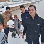 تصاویر اولین روز برفی زمستان 98 در بیلند