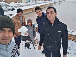 تصاویر اولین روز برفی زمستان 98 در بیلند